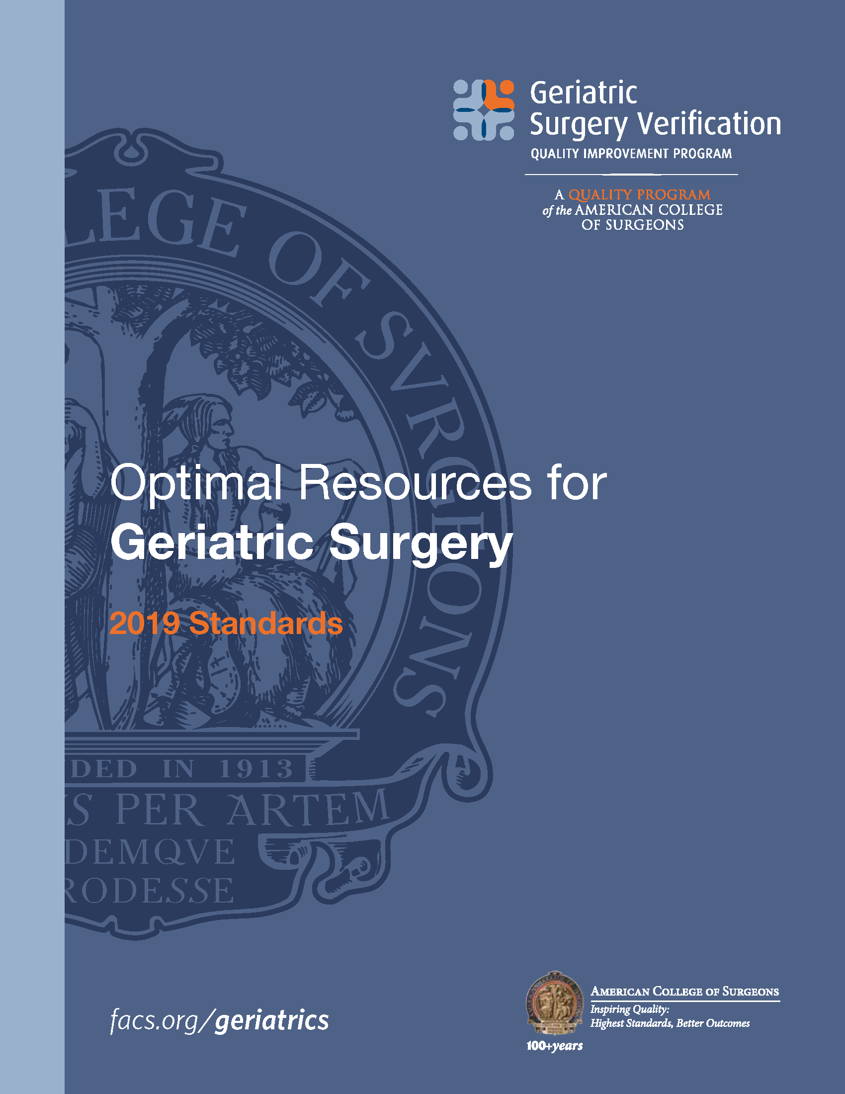 Geriatric Surgery Verification Program Standards