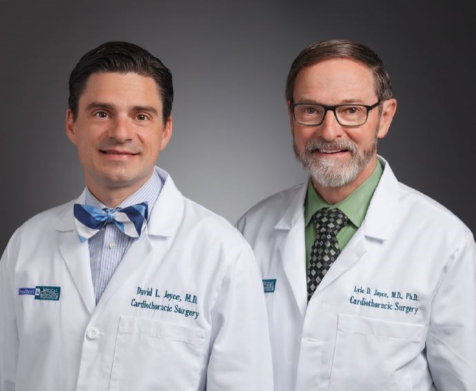 Drs. David (left) and Lyle Joyce